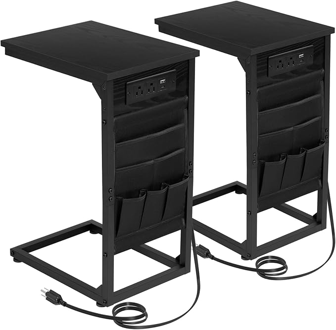 AMHANCIBLE C Shaped End Table