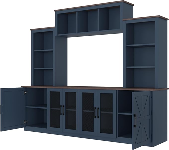LUMISOL 4-Piece Entertainment Center Wall Unit