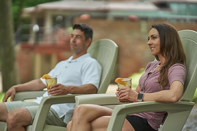 Semco Rockaway Heavy Duty Polyethylene All Weather Outdoor Patio or Deck