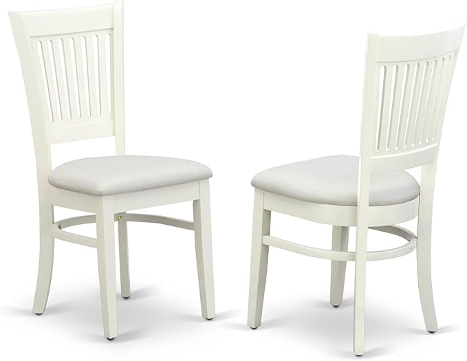 East West Furniture ANVA3-LWH-C 3 Piece Dining Table Set