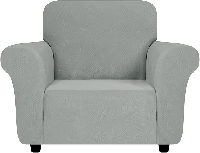 ZNSAYOTX Chair Cover with Arms, New Striped Sofa Chair Covers