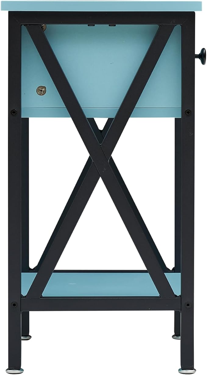 VECELO Nightstands Set of 2, Modern Bedside End Tables, Night Stands