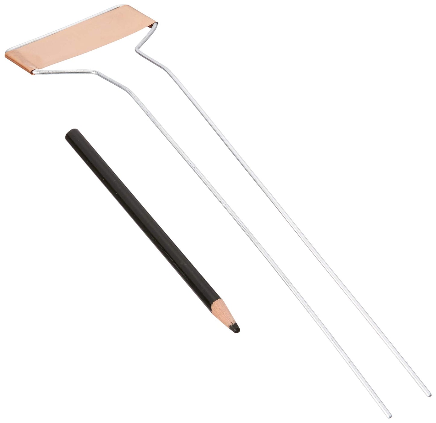 Bosmere Small-Faced Copper Plate Metal Plant Marker, 10" High (Pack of 20)