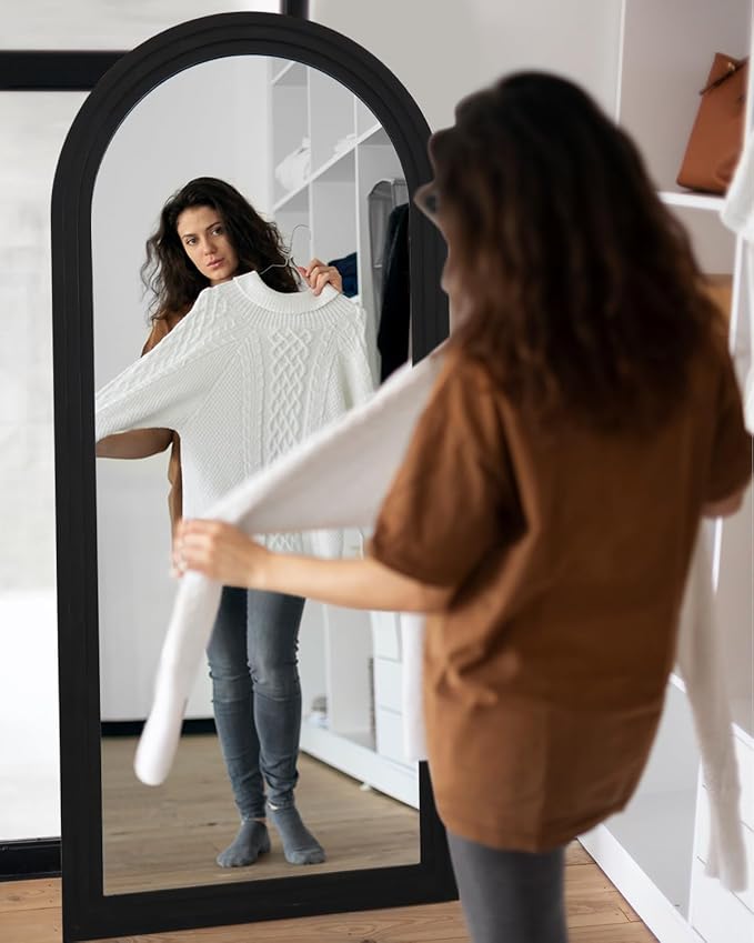 Full Length Mirror, Oversized Stand Up Mirrors Large Wall Mirrors, Wall Mounted
