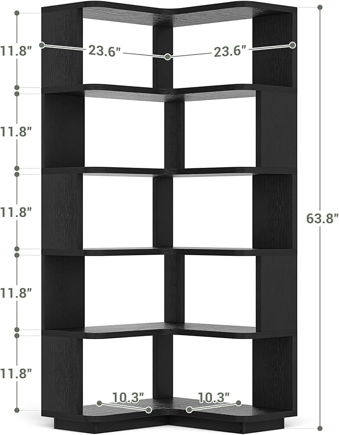 Armocity Corner Book Shelf