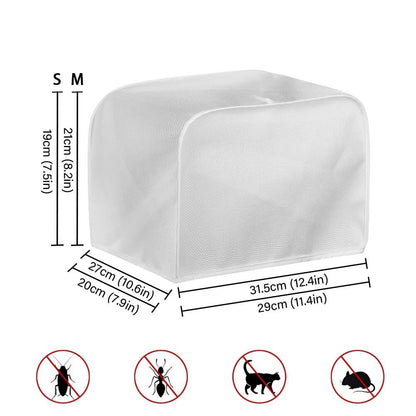 ASQVTIFE Christmas Snowman Toaster Dust Cover 4 Slice Christmas Decorations for Kitchen Cute Snowman Slice Toaster Cover Fits for Most Standard 4 Slice Toasters Gift for Mom Wife Friends