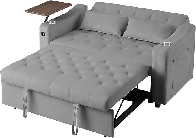 Auvsoce 53'' Convertible Sleeper Sofa Bed