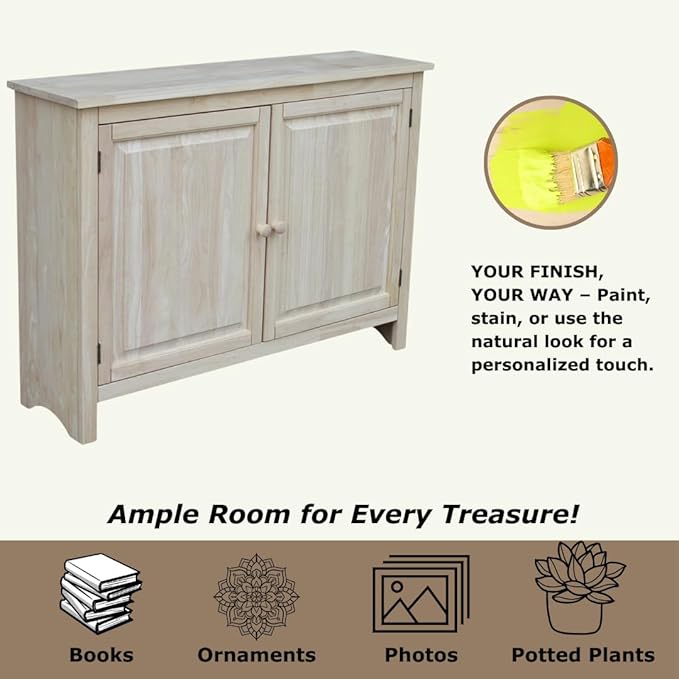 Solid Wood Hall Cupboard