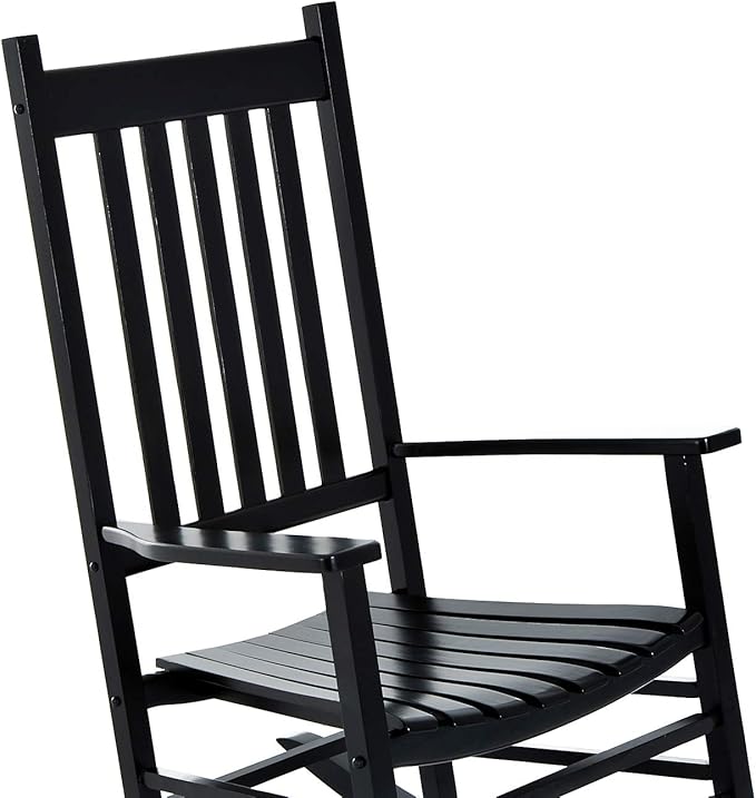 Outsunny Outdoor Rocking Chair, Patio Wooden Rocking Chair