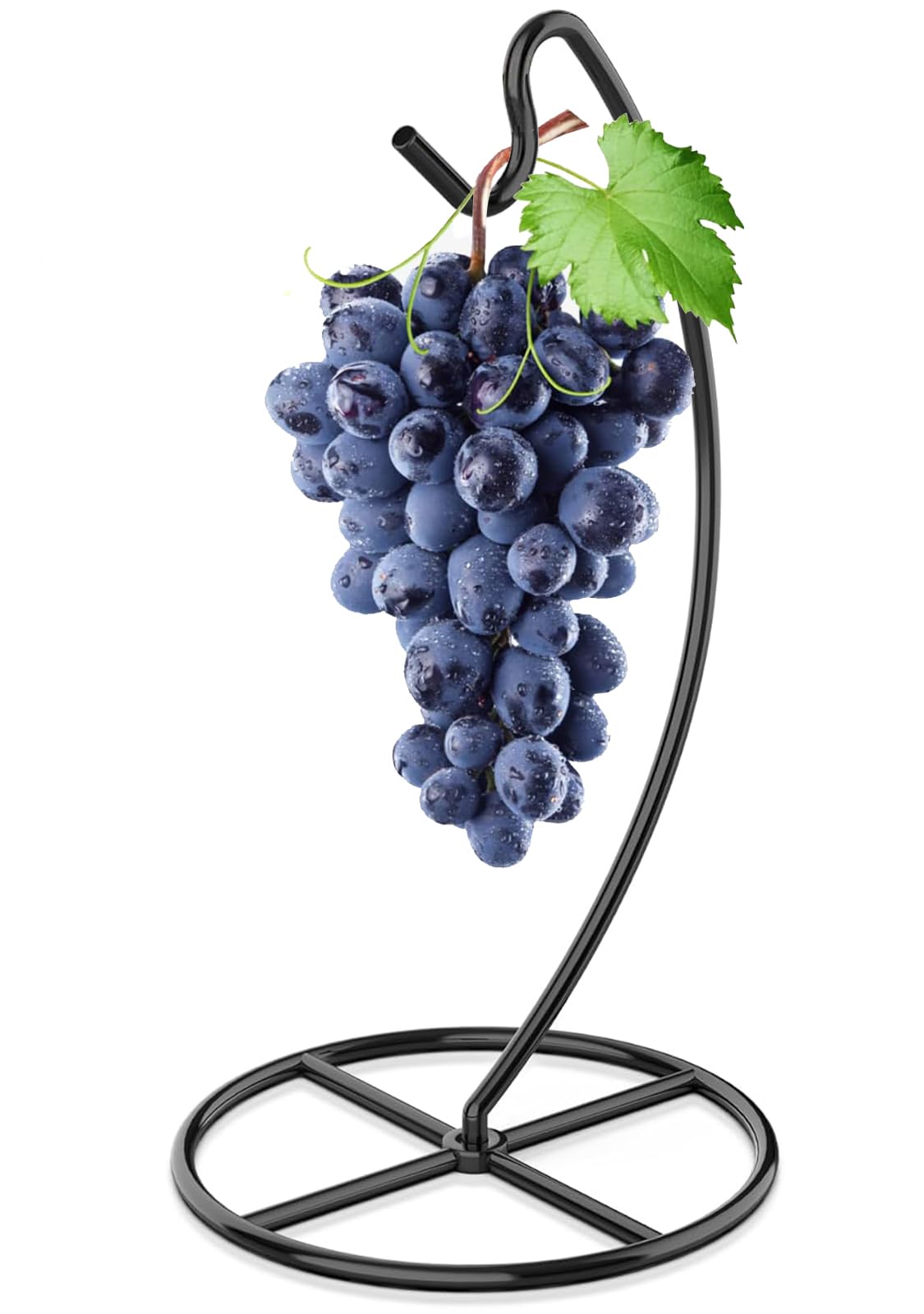 Maibloln Ornament Display Stand Hanger Rack Hook Chrismas Ornament Party Decoration Holder Air Plant Flower Pot Hanging Terrarium Home Office Decoration(Banana-Style)