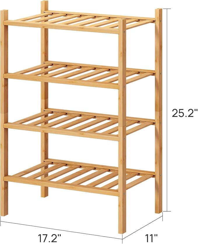 viewcare Small Shoe Rack, 6-Tier Shoe Shelf