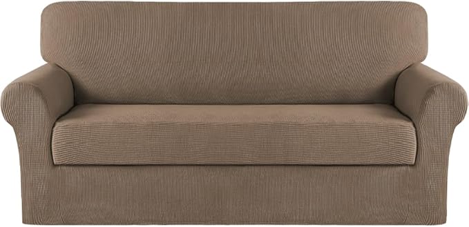 Turquoize Stretch Sofa Slipcover 2 Pieces Sofa Cover Couch Cover