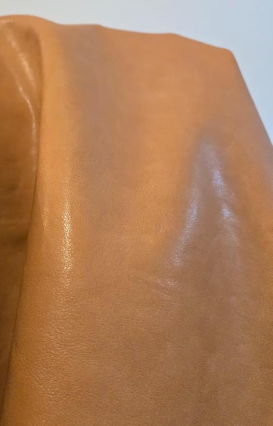 NAT Leathers™ | Wheat Camel Vegetable Tanned Tan Soft Faux Vegan Leather PU | 1