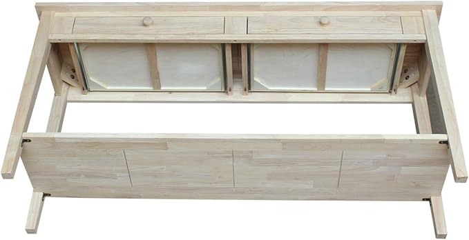 IC International Concepts Spencer Server Extended Length Console Table