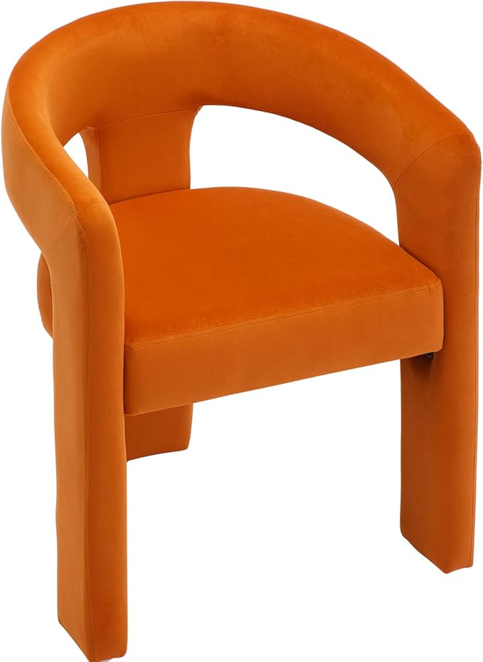 VESCASA Velvet Barrel Dining Chair
