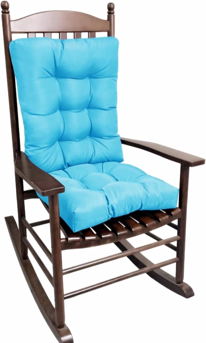 Chair Cushion Set for Rocking Chair, Rocking Chair Cushion, Overstuffed Seat