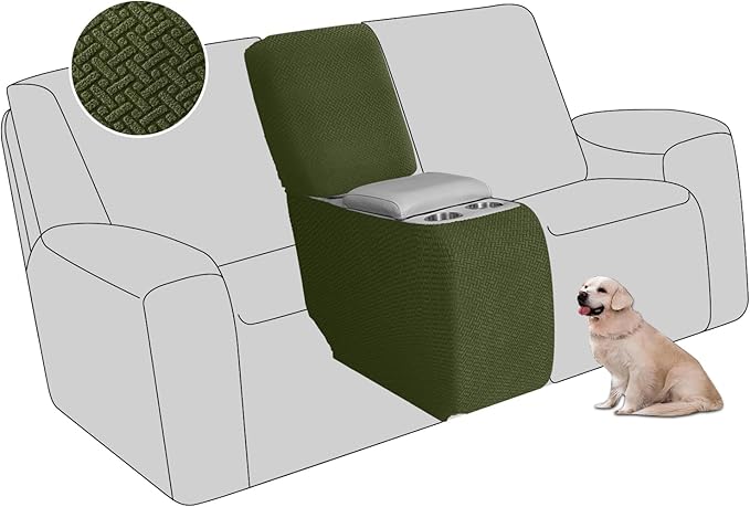 ALIECOM Recliner Sectional Couch Covers L Shape Stretch Corner Reclining