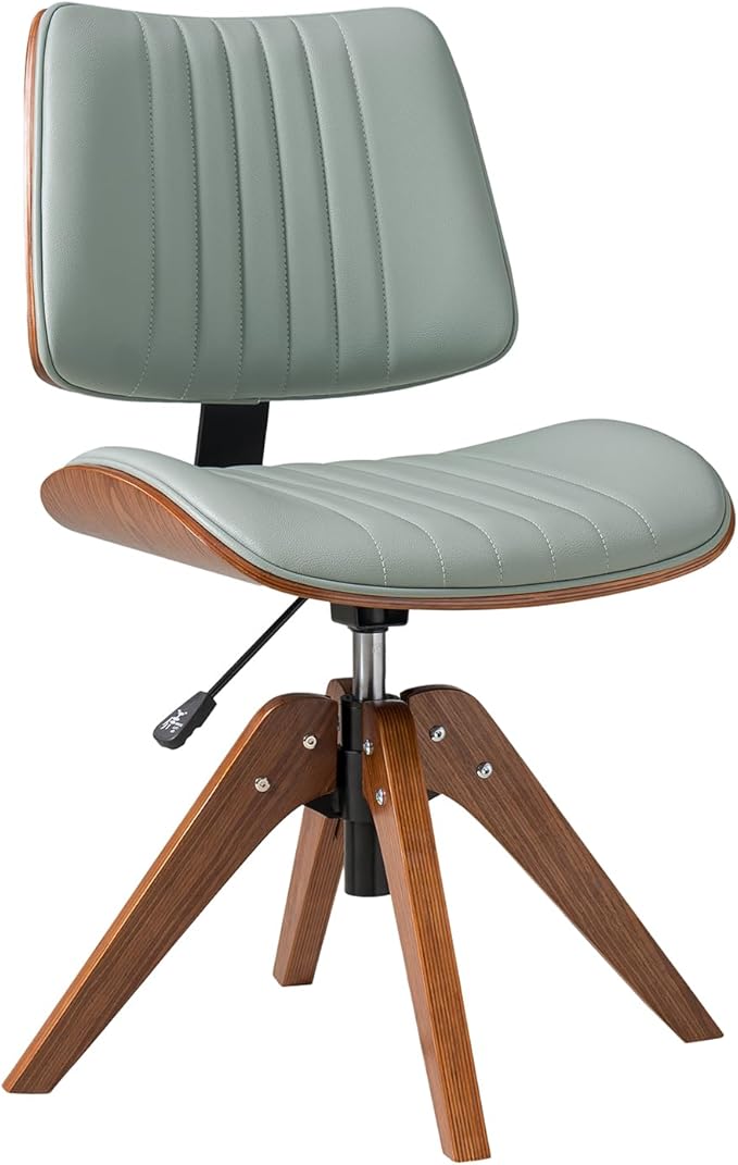 HULALA HOME Faux Leather Home Office Chair