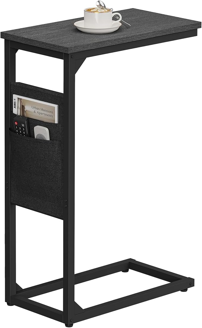 TUTOTAK C Shaped End Table, Side Table