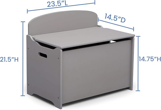 Delta Children MySize Deluxe Toy Box