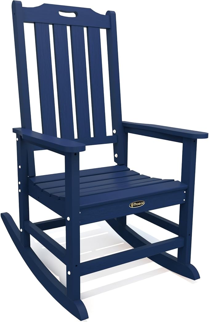 THOEOE Oversized Rocking Chair, Outdoor Rocking Chair