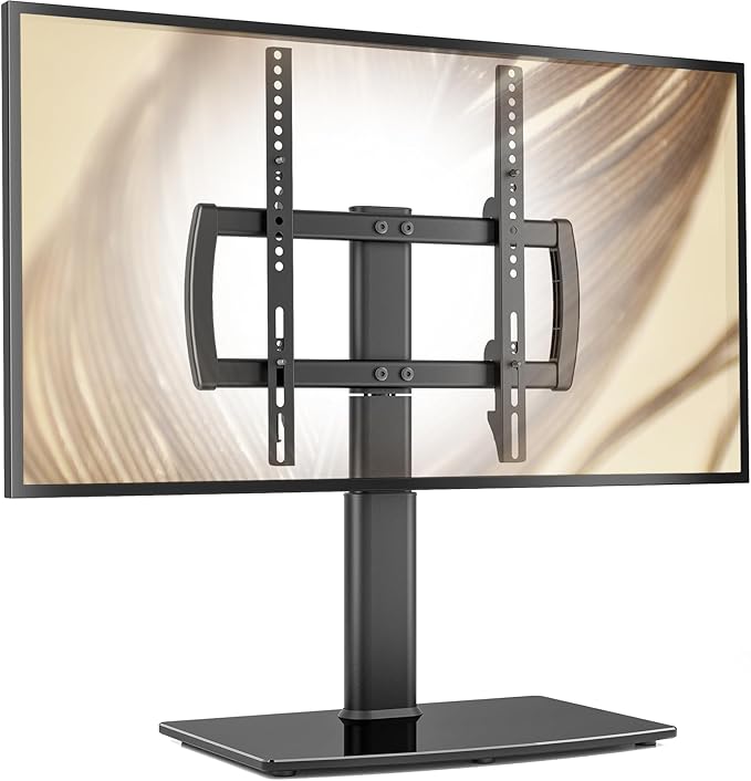 Universal Swivel/Table Top TV Stand 27 to 60 inch TVs 80 Degree Swivel