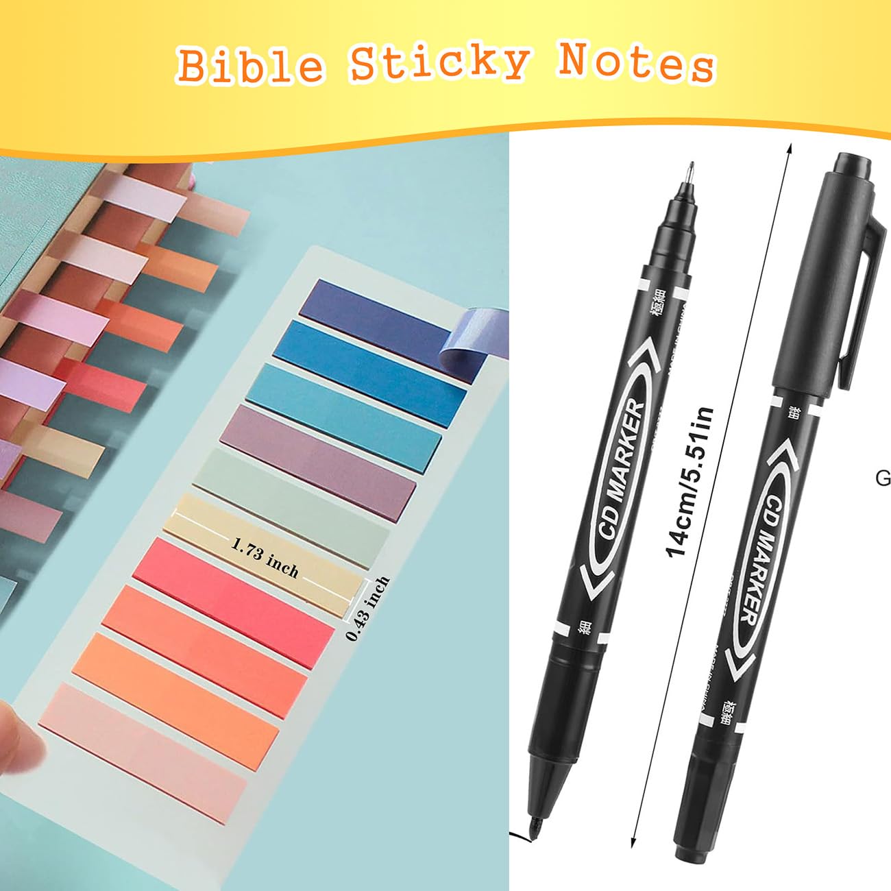 Cdnixwm Pink Bible Study Journaling Kit with Bag for Women, Annotation Kit with Highlighters and Pens, Pencil Case, Emergency Numbers and More, Christian Gifts for Bible Study (Pink-L)