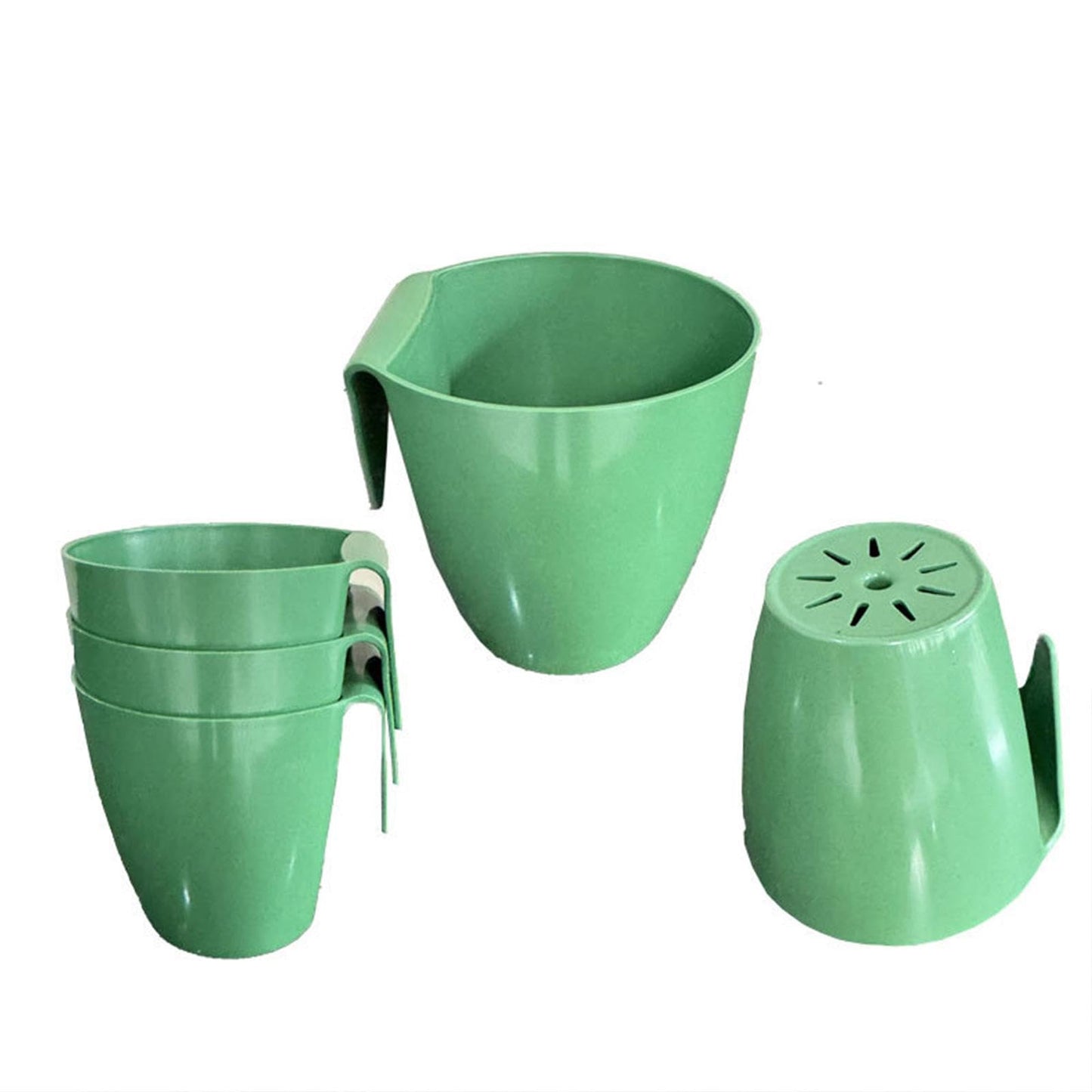 Yunmeryker 20x Strawberry Propagation Cup Seedling Pot Multipurpose Accessories Lightweight for Planting Cultivation Tool Side Hanging, Size L