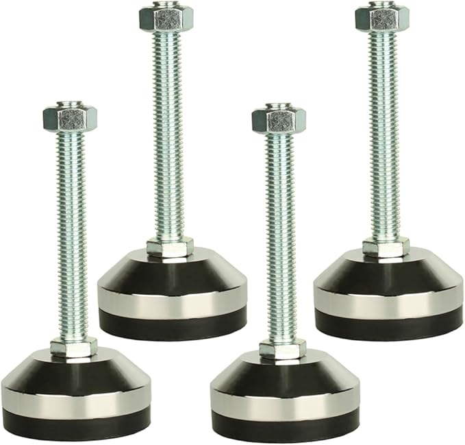 Heavy Duty Leveling Screw Leg, Leg Leveler 2.36" Dia Base, Adjustable Leveling