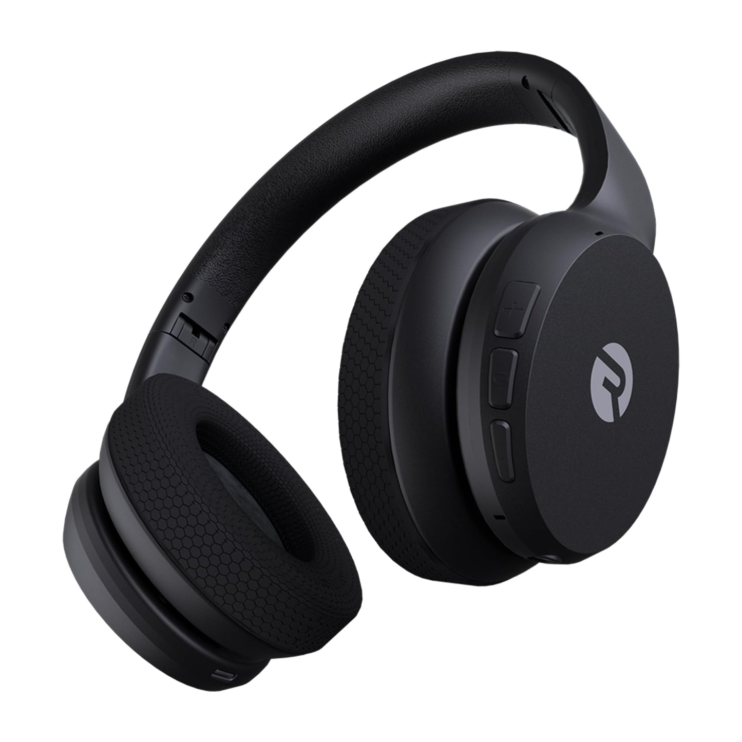 Raycon Fitness Bluetooth Headphones - Over The Ear Running Headphones, Active Noise Cancelling Wireless Headphones + Awareness Mode, Bluetooth Headset with Mic, 45 Hours of Battery Life (Black)