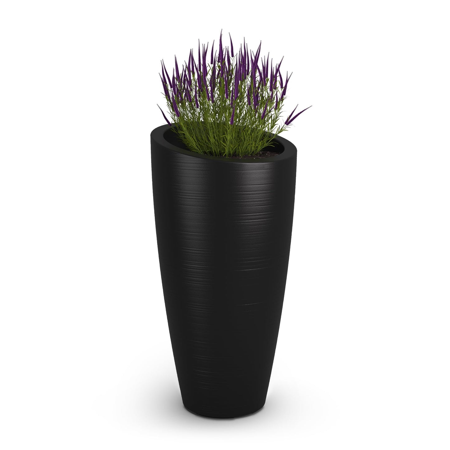 Mayne Modesto 32-Inch Tall Planter – Weather-Resistant Planter for Flowers – Durable Indoor/Outdoor Design for Patio, Porch, or Entryway