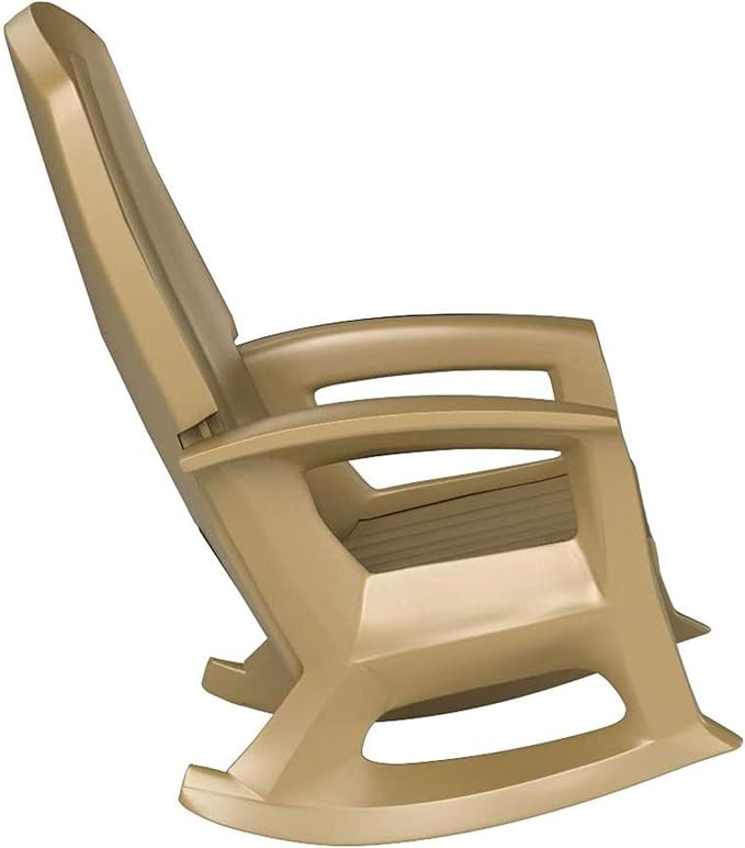 Semco Rockaway Heavy-Duty Outdoor Rocking Chair w/Low Maintenance All-Weather