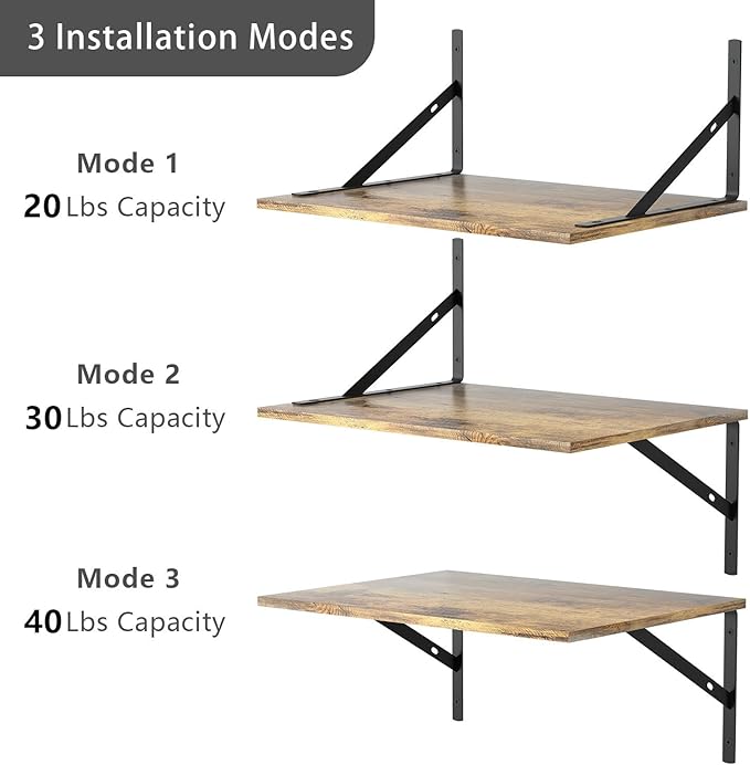Deep Floating Wall Shelves