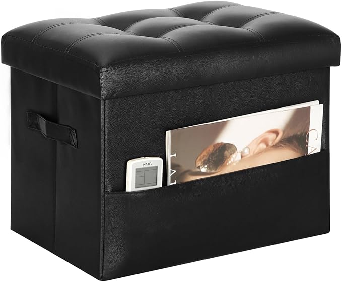 Storage Ottoman Foot Rest Stool