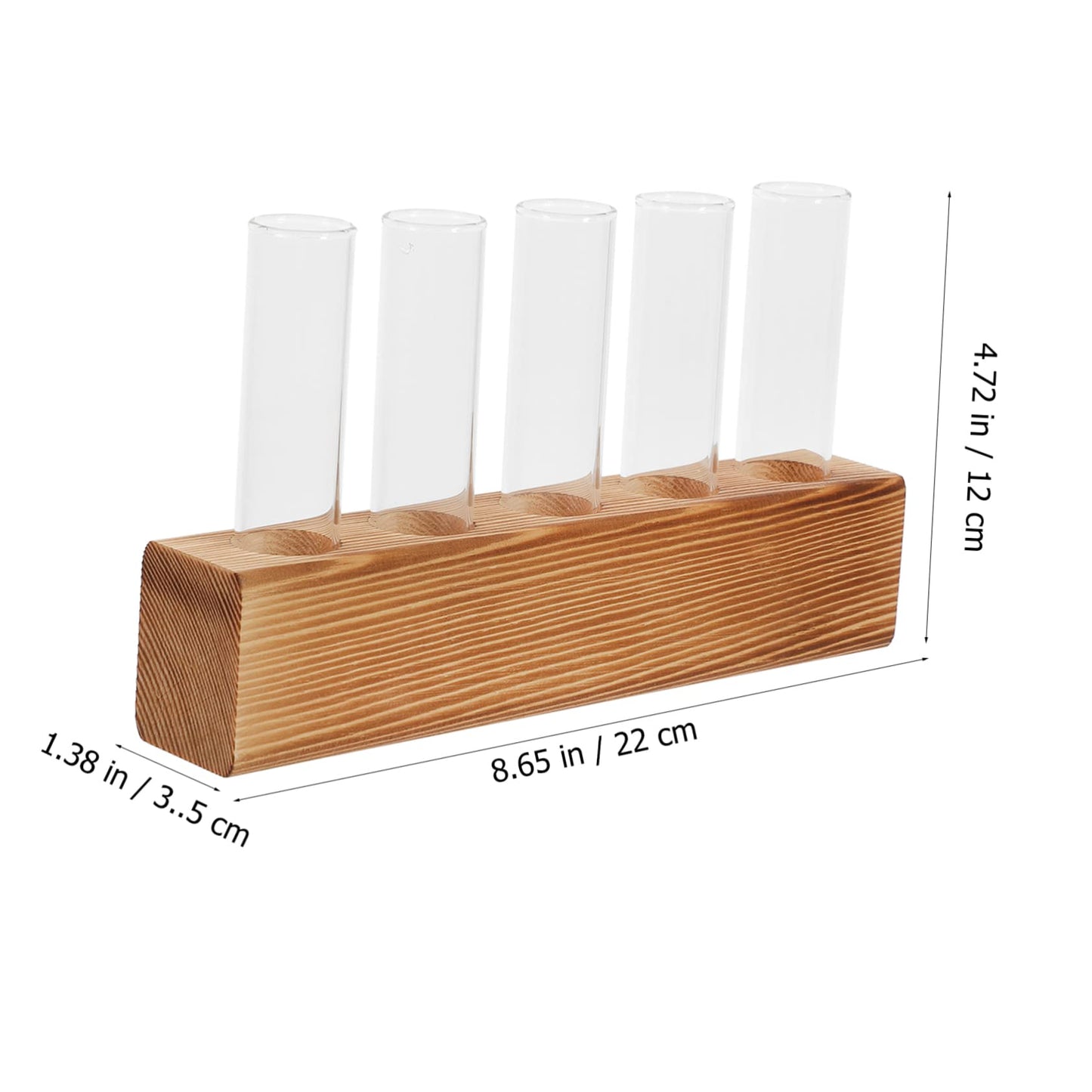 Homoyoyo 1 Set Clear Hydroponic Glass Vase for Decorative Planting - Ideal for Centerpieces - Air Plants and Flower Propagation Elegant Terrarium Planter for Home and Office Decor