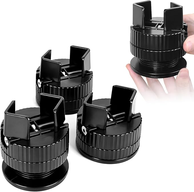 Adjustable Bed Risers Furniture Risers-4 Pack