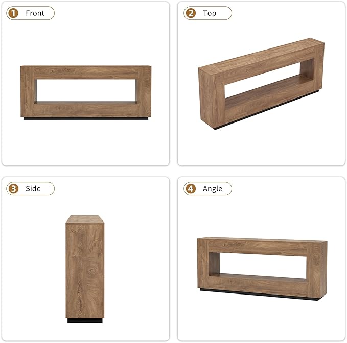 Epecoya 78 Inch Extra Long Console Table