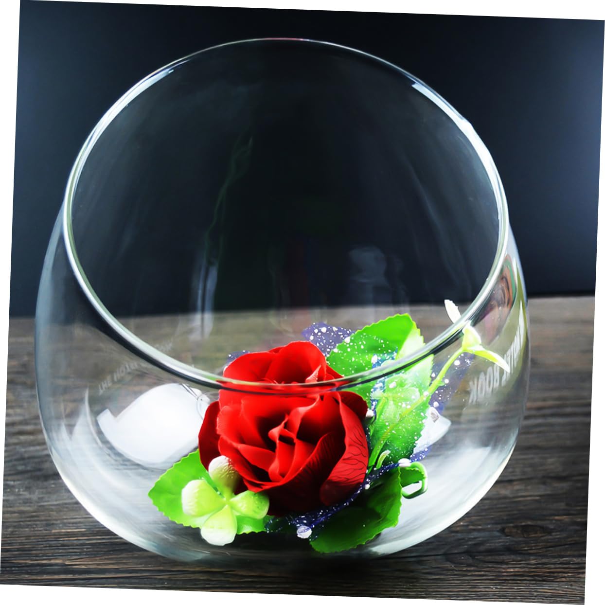 Zerodeko 3Pcs Cut Glass Bottle for Succulents Micro Landscape Terrarium Decorative Planter for Home Easy to Replace Plants Modern Style Display Container