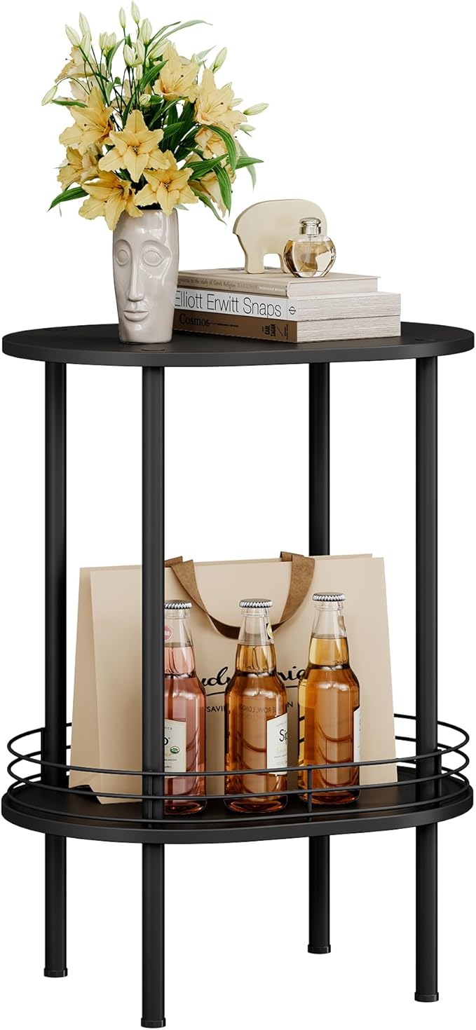 Small Modern Oval Side Table