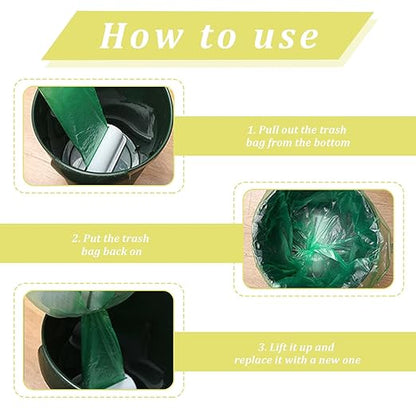 2 Pcs Trash Bag Dispenser,Trash Can Liner Dispenser For Bottom Of Can,Garbage Bag Dispenser For Inside Trash Can,Wall Mount Garbage Bag Dispenser Kitchen Bathroom Toilet Storage Organization