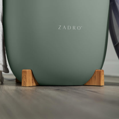 Zadro Large Hot Towel Warmer Bucket Timer Electric Towel Warmer for Bathroom Auto-Shut Off Heated Towel Warmer Spa (Large | 20L | 12" Dia. x 21" Tall, White)