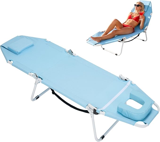 ABORON 2-in-1 Tanning Chair