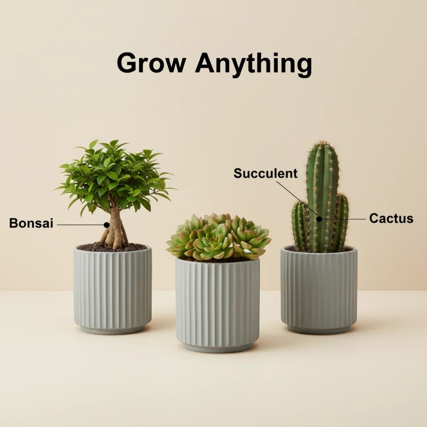 Flowers and Succulent Plant Pots, Ceramic flower Pots and Drainage Hole, Bonsai Planter Large Flower Pots for Indoor Outdoor Use for Home Office Garden Decoration,Plants not included (Blue)