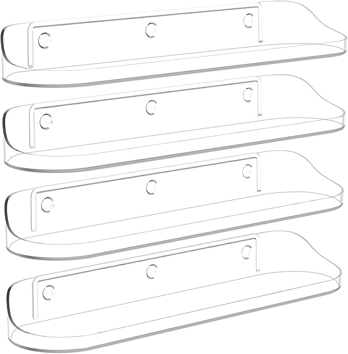 SpaceWhisper Floating Shelves for Wall, Living Room, Display Hanging Shelf
