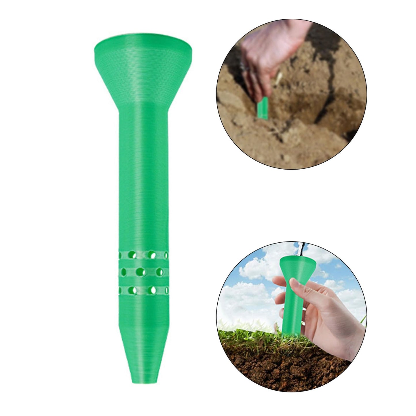 3PCS Leakproof Plant Watering Spikes, Targeted Root Irrigation Systems for Indoor/Outdoor Potted Gardens Root Irrigation Spikes