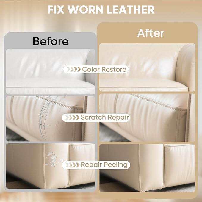 Leather Recoloring Balm for Faded Leather
