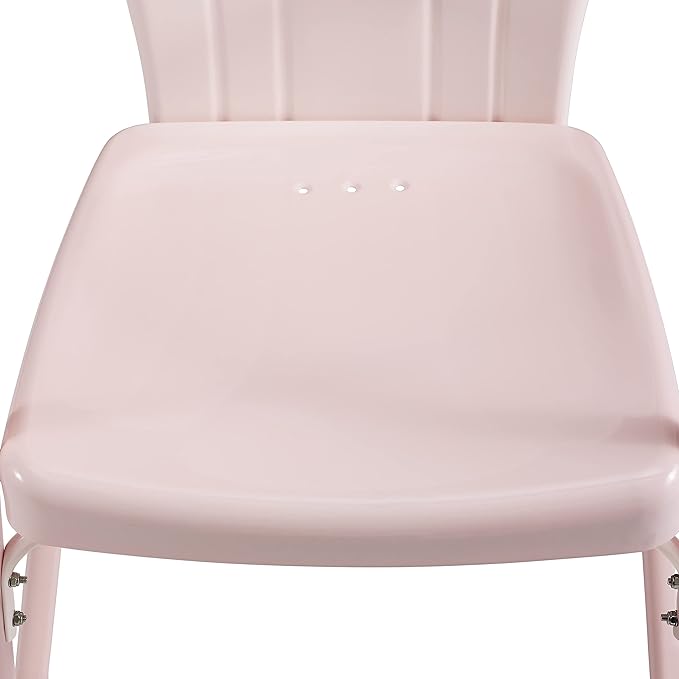 Crosley Furniture Tulip 2-Piece Outdoor Chair Set, Retro Metal Patio Chairs