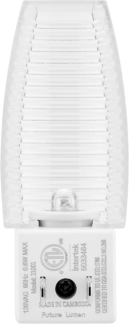 Maxxima MLN-16 LED Plug in Night Light - Features Auto Dusk to Dawn Sensor 5000K Daylight, 5 Lumens, Ideal for Bedroom, Bathroom, Hallway, and Senior Living Use - 4 Pack