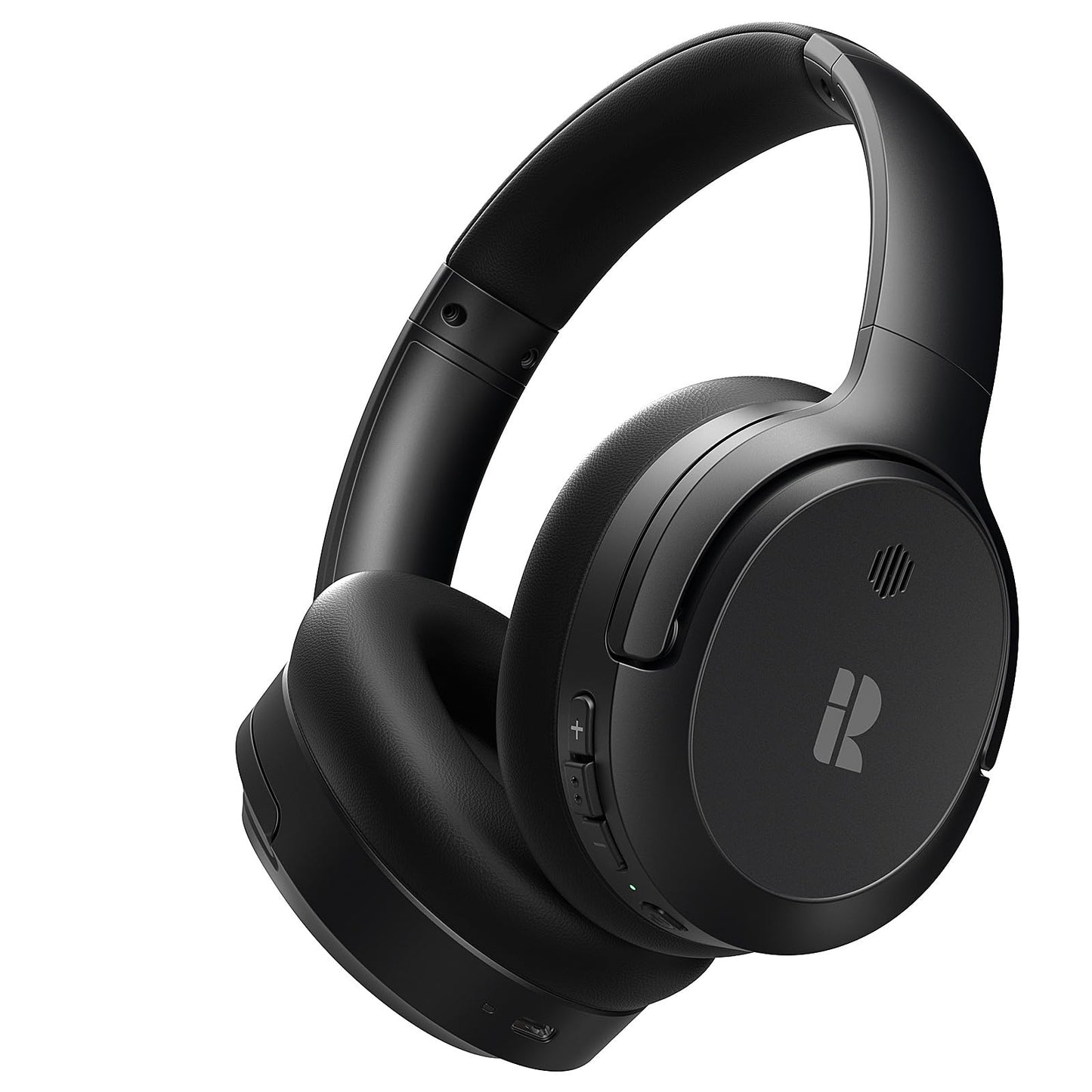 Calmbee Bluetooth Headphones, Hybrid Active Noise Cancelling Wireless Headphones Over Ear with Microphone, Up to 140H Playtime, Transparency Mode, Deep Bass, Clear Calls, Comfort fit for Travel, Home