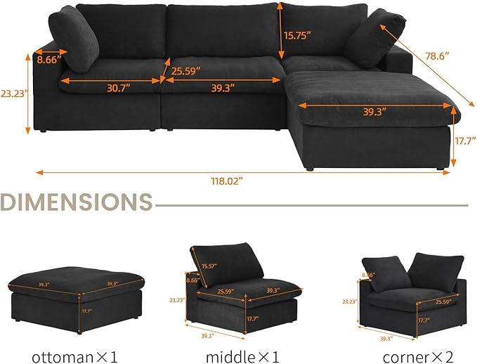 Cloud Modular Sectional Sofa